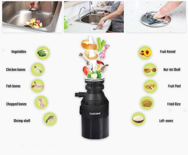 Kitchen Sink Food Waste Disposal Unit, Garbage Disposal