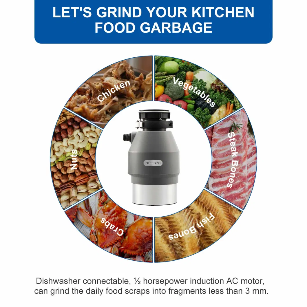 Kitchen Sink Food Garbage Waste Grinder